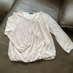 SUNNARZE Lサイズ 淡いピンク 長袖シャツ　ピンクブラウス