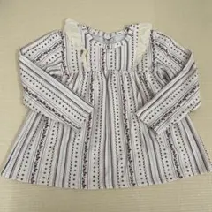 《美品》裏起毛　長袖トップス　女の子　130