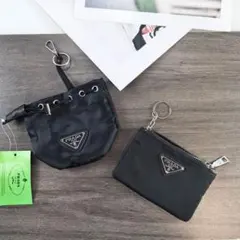 PRADA キルティング ケース 小銭入れ 2点セット PRADA キルティング コインケース 2点セット - メルカリ