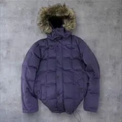 00s UNIQLO オールド　ユニクロ　ダウン　短丈　ギャル　y2k ファー