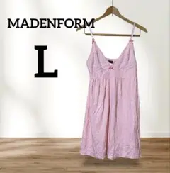 MADENFORMピンク キャミソール【L】