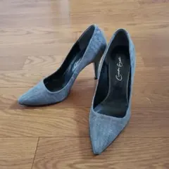 【新品】Carmen Steffens グレー ハイヒール 24cm