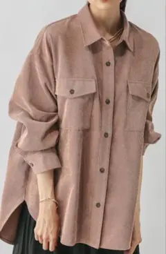 スエードシャツ シャツ