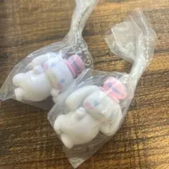 サンリオキャラクターズ ミニチュアチャーム ライブキャラクター　シナモン　2点