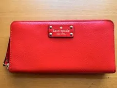 新品未使用 Kate Spade ケイトスペード Wellesley 長財布 赤のサムネイル