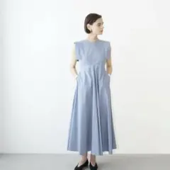 YORI yoriフクレサイドギャザーワンピース 36 - メルカリ