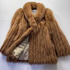 ✨サガフォックス♡希少カラー✨毛皮コート　リアルファー　ボリューミー　高級感 2025年最新】saga fox コートの人気アイテム - メルカリ