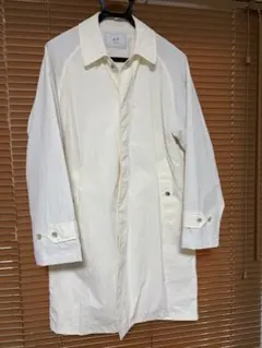 パパやん様専用417 ÉDIFICE ホワイト ステンカラーコート