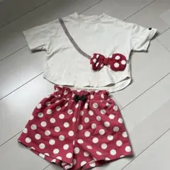 ミニーマウス Tシャツとショートパンツセット