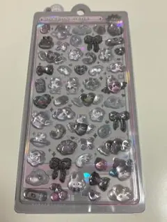 クーリア　ボンボンドロップシール　しろくろ