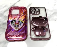 iPhone16pro キティ パワパフガールズ スマホケース サンリオ