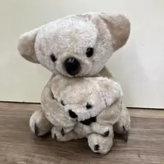 昭和レトロ ヴィンテージ ファースト社 親子コアラ ぬいぐるみ 中古品