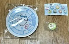 ちいかわ　くら寿司　ハチワレ　寿司皿　おまけ缶バッチあり