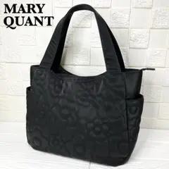 ✨極美品✨☘️マリークワント☘️✨トートバッグ✨デイジーランダムキルト✨A4可能✨