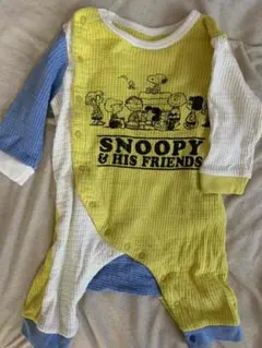 BREEZE スヌーピー ロンパース