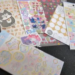 キャラクターシールセット 複数枚 訳あり価格 折れなど少しあり