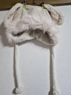 うさ耳 ニット帽子 モコモコ SHEIN