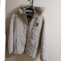 COMME CA ISM ベージュダウンコート 140A