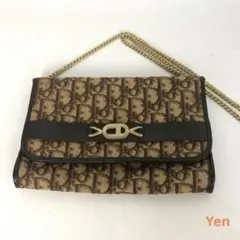 Christian Dior ディオール トロッター チェーンバッグ ショルダー