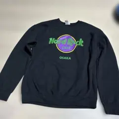 ハードロックカフェ、大阪、スエット、トレーナー、男女兼用、裏起毛
