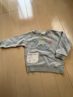 BEAMS mini グレー トレーナー 長袖