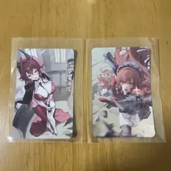 勝利の女神NIKKE カセットテープ型キーホルダーABセット ラピ レッド