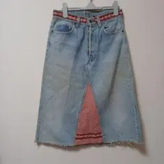 リーバイス501デニムリメイクスカート