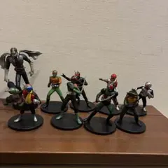 仮面ライダー　フィギュア　まとめて9体セット　全て外箱無し　台座付本体のみ