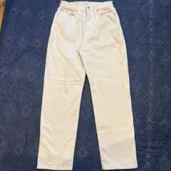 UNIQLO ストレートデニム ホワイト　66cm
