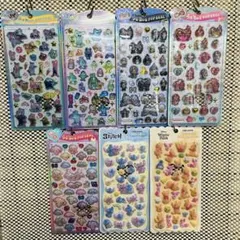 うるちゅる　シュガーバニー　スティッチ　モンスターズインク　ズートピア　シール