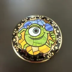 モンスターズインク マイク ステンドグラス風 ピンバッジ
