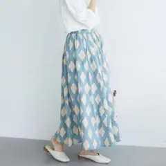 クラフトスタンダードブティック　インドコットン　菱形ギャザースカートのサムネイル