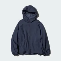 ポケッタブルＵＶカットパーカー　ネイビー　3XL