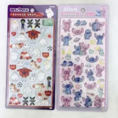 正規品　ボンボンドロップシール　スティッチ　ベイマックス
