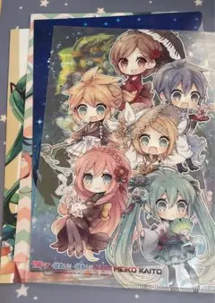 ボーカロイド  クリアファイル  4枚セット