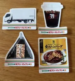 セブンイレブン 限定 シール ステッカー 4枚セットのサムネイル