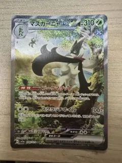 포켓몬 カード マスカーニャex SAR マグネットローダー付き