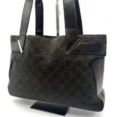期間限定 GUCCI GG キャンバス 73983 ハンドバッグ ダークブラウン