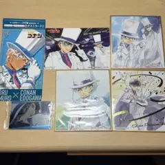 名探偵コナン 怪盗キッド 安室透 セット 色紙飾る台付き