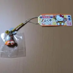 125 ハローキティ ストラップ 根付け ご当地 福岡 ふくや 明太子