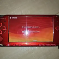 SONY PSP 本体 レッド　3000