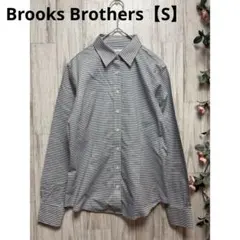 Brooks Brothers 長袖シャツ ストライプ【S】ネイビー×白のサムネイル