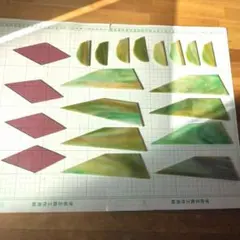 ガラス工芸　ステンドグラス用ガラスパーツセット