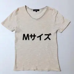 ​Beno （ベノ）半袖サマーニット Mサイズ 淡いクリーム色