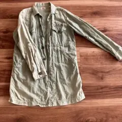 オリーブグリーン ミリタリージャケット H.R.M.