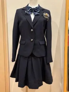 デコラピンキーズ　ネイビー スーツ　卒業　卒服　160