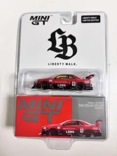 MINIGT スーパーシルエット スカイライン ER34 1/64 LBWK