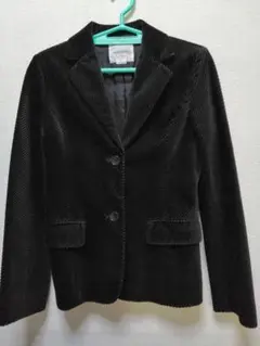 VOICEMAILワールドコーデュロイジャケット黒 日本製 USA6EUR38M