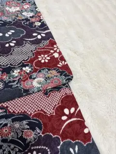 小紋 袷 菊 桜 鹿の子模様 華やかのサムネイル