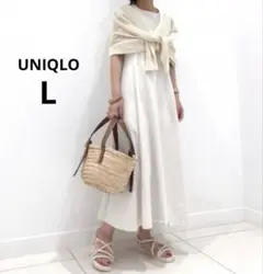 UNIQLO ユニクロ エアリズム ウルトラストレッチワンピース 白 訳あり